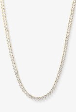 Melinda Maria Not Your Basic Tennis Necklace 16'