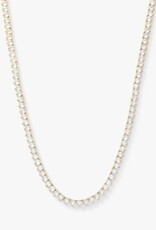 Melinda Maria Not Your Basic Tennis Necklace 18'