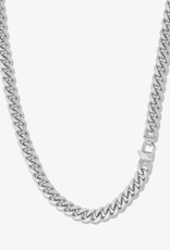 Melinda Maria Julian Cuban Chain Necklace 10.8mm 18'