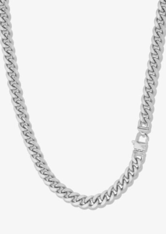 Melinda Maria Julian Cuban Chain Necklace 10.8mm 18'