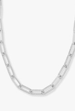 Melinda Maria Carrie Pave Chain Necklace