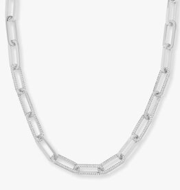 Melinda Maria Carrie Pave Chain Necklace