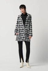 JOSEPH RIBKOFF Houndstooth Print Coat