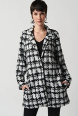 JOSEPH RIBKOFF Houndstooth Print Coat