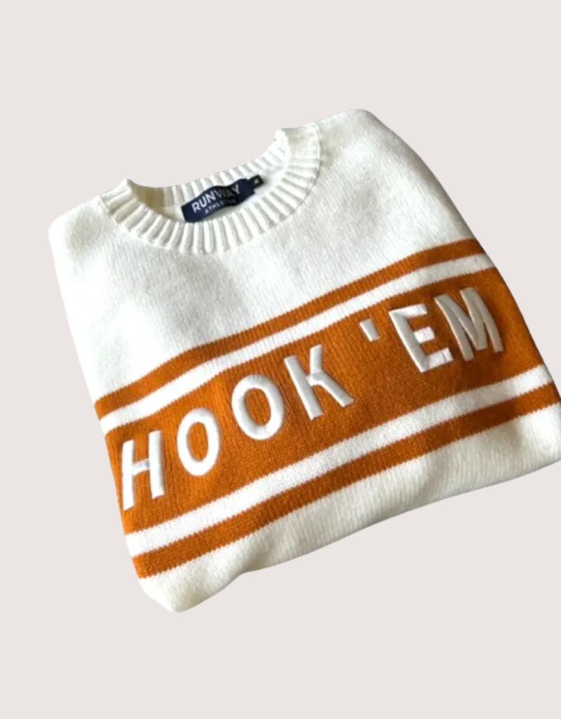 Runway Athletics Hook 'EM Sweater