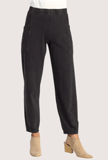 JESS & JANE Black Cotton Spandex Pants