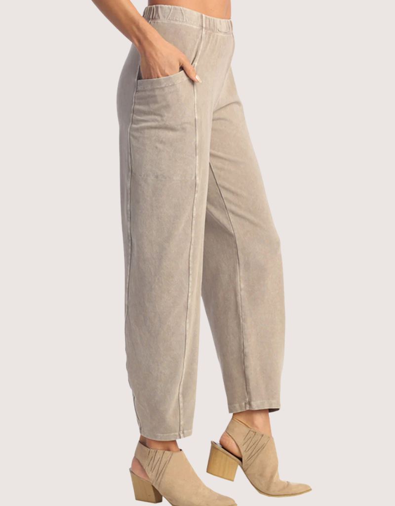 JESS & JANE Slate Cotton Spandex Pants