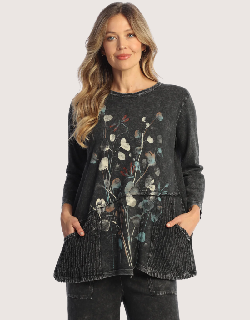 JESS & JANE Black Marisol Blouse