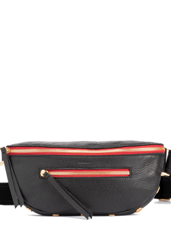 HAMMITT Charles Crossbody Med-Black-BG-R Zip