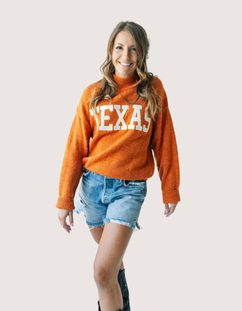 GAMEDAY SOCIAL Texas Varsity Sweater