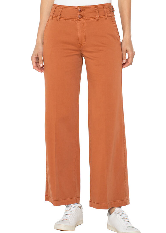 LIVERPOOL LOS ANGELES High Rise Cinch Waist Wide Leg 28' ins
