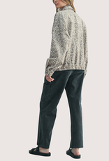 WISHLIST Muted Leopard Denim Jacket