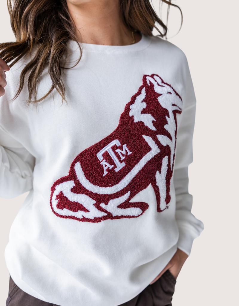 GAMEDAY SOCIAL TAMU Mascot Crewneck