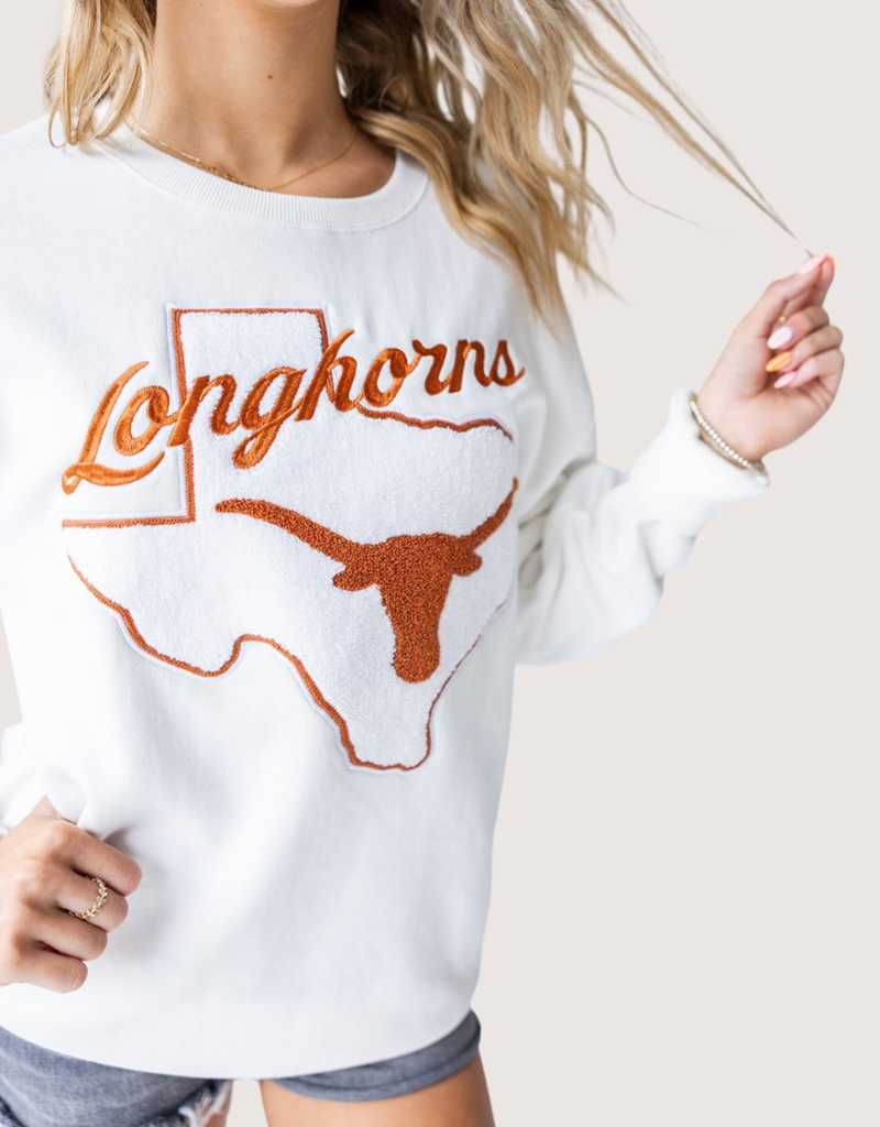 GAMEDAY SOCIAL Texas Mascot Crewneck