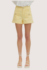 ENTRO Yellow Short Double Flap Pockets