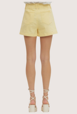 ENTRO Yellow Short Double Flap Pockets