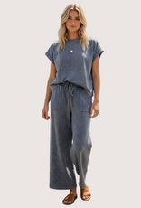 SEWN AND SEEN Mineral Wash Scuba Lounge Set