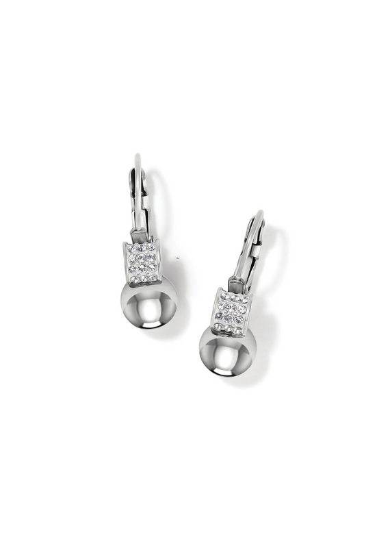 BRIGHTON Meridian Petite Leverback Earrings Silver