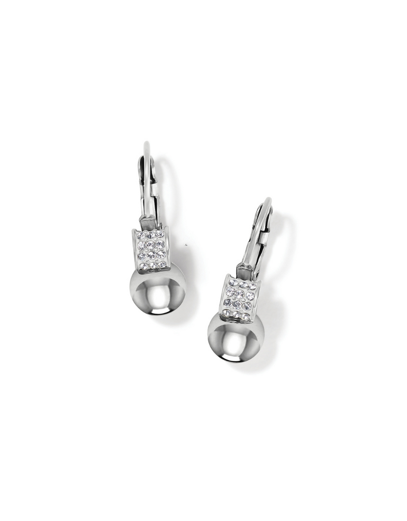 BRIGHTON Meridian Petite Leverback Earrings Silver