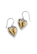BRIGHTON Cascade Heart Reversible French Wire Earring