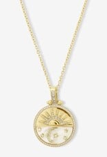 MELINDA MARIA New Beginnings Medallion Necklace