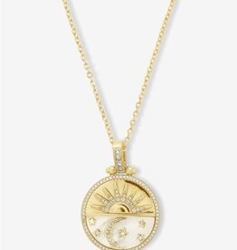 MELINDA MARIA New Beginnings Medallion Necklace