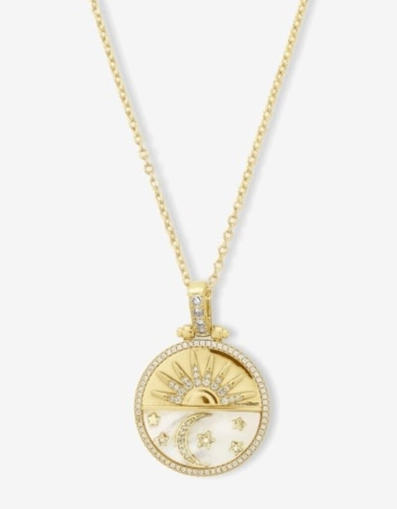 MELINDA MARIA New Beginnings Medallion Necklace