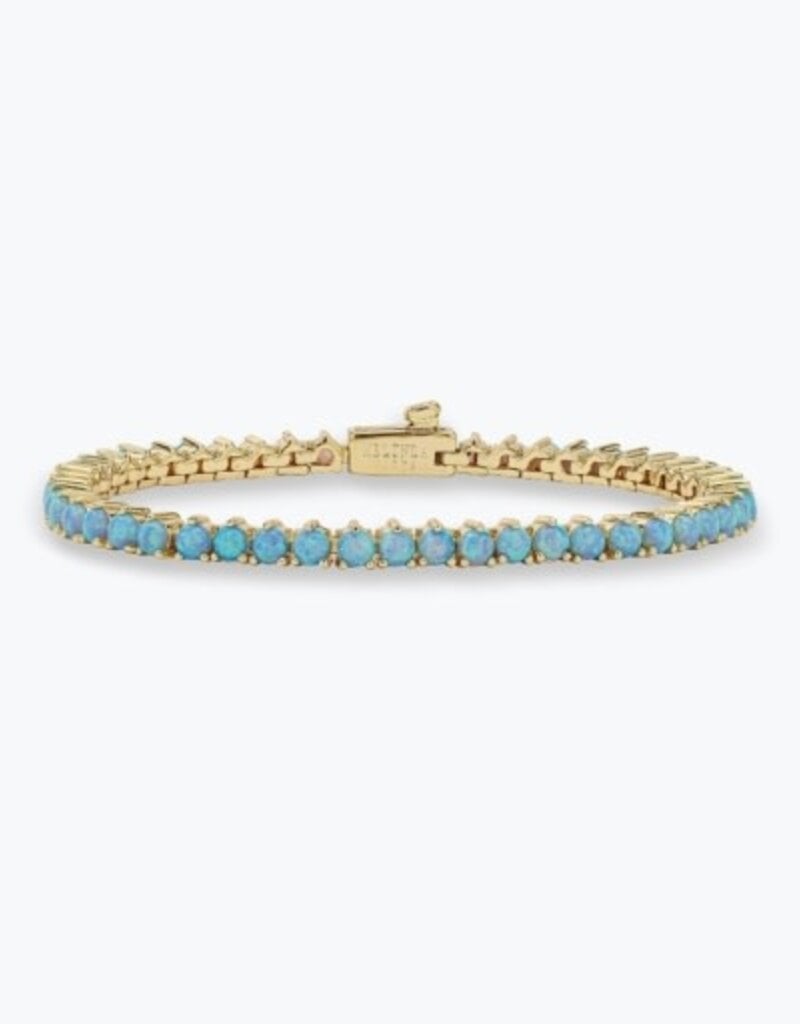 MELINDA MARIA Not Your Basic Blue Opal Bracelet