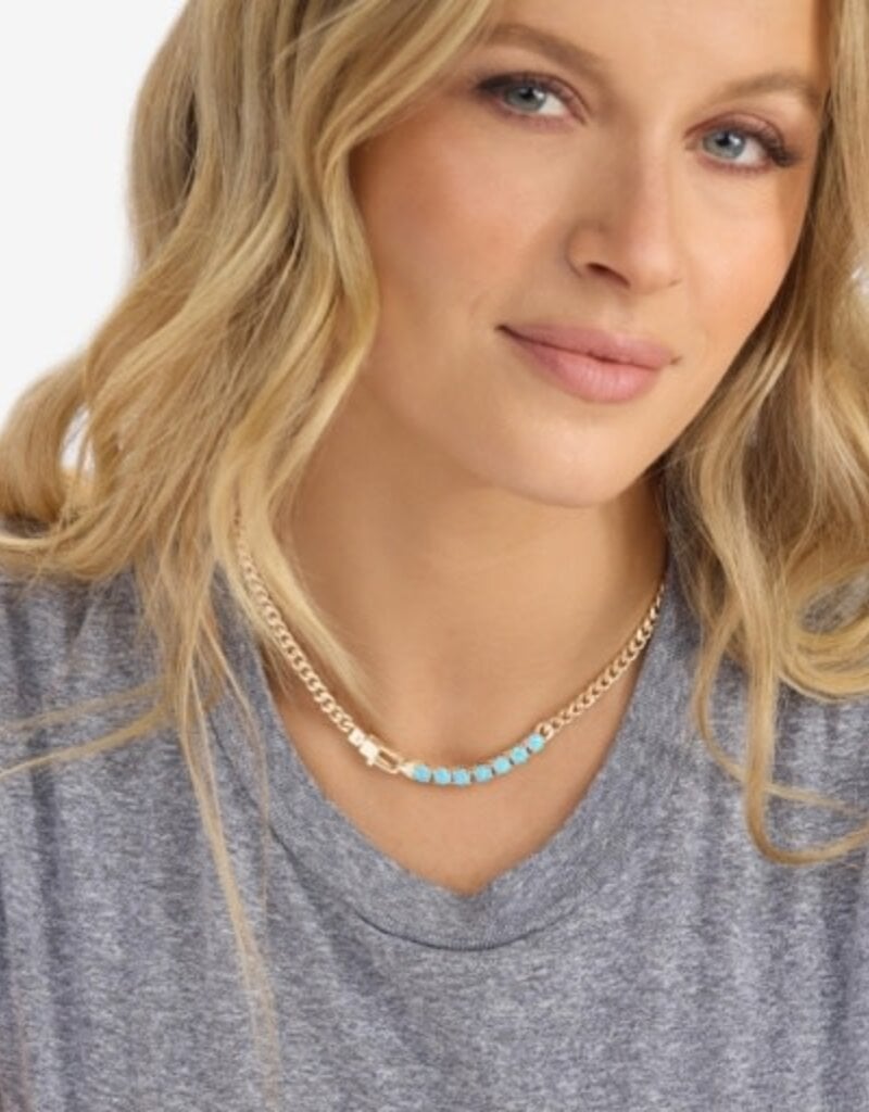 MELINDA MARIA Baby Julian Loves Opals Necklace