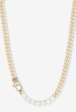 MELINDA MARIA Pavé Julian Loves Diamonds Necklace 22"