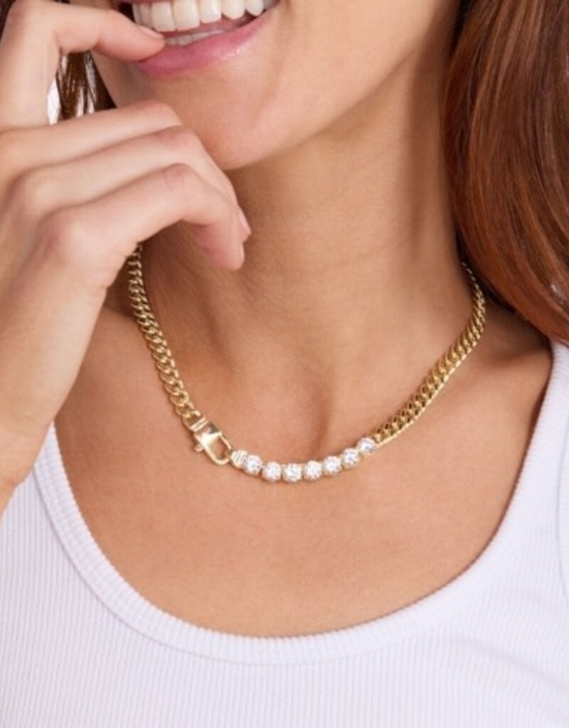 MELINDA MARIA Julian Loves Diamonds Necklace 16"