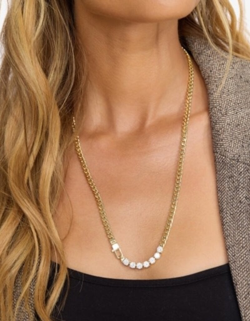 MELINDA MARIA Baby Julian Loves Diamonds Necklace