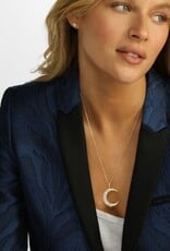 MELINDA MARIA She's an Icon Moon Necklace