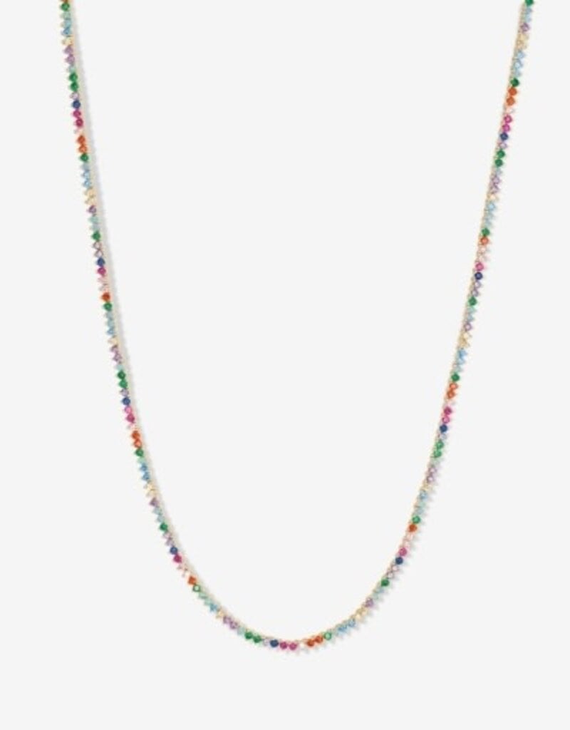 MELINDA MARIA Baby Not Your Basic Tennis Necklace