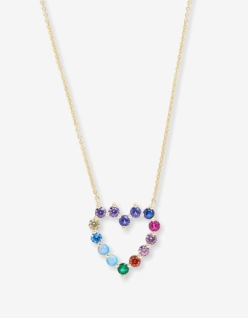 MELINDA MARIA She's an Icon Baby Heart Necklace