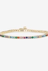 MELINDA MARIA Baby Heiress Tennis Bracelet