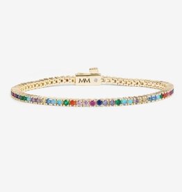 MELINDA MARIA Baby Heiress Tennis Bracelet