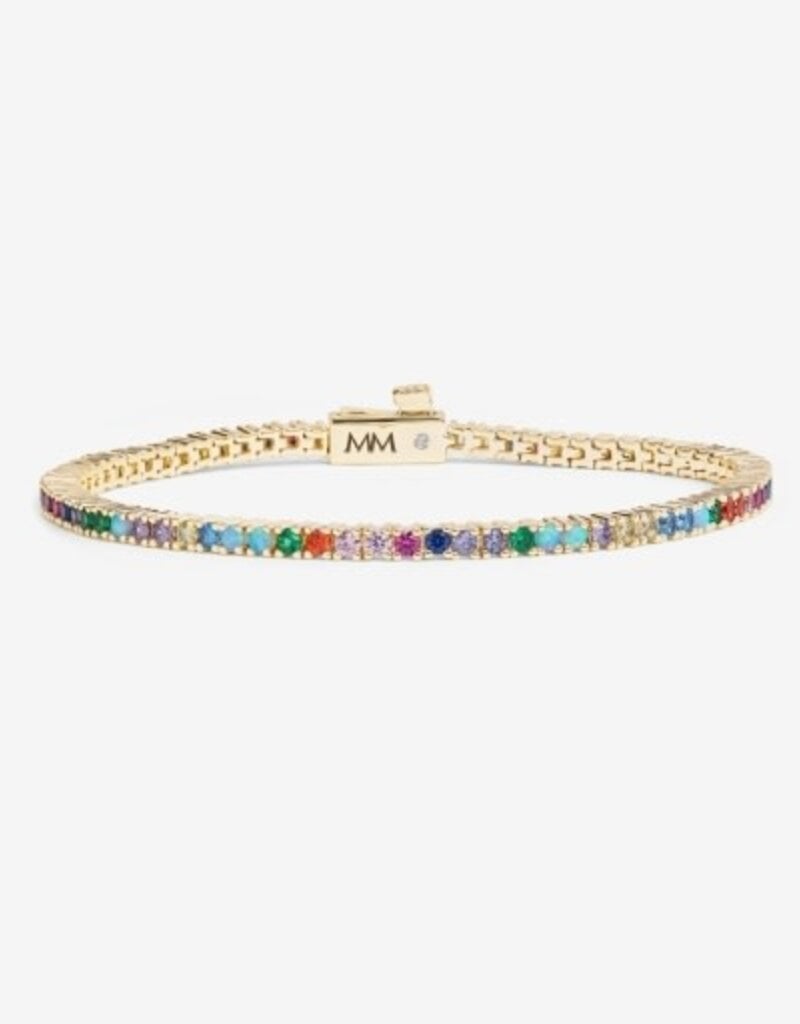MELINDA MARIA Baby Heiress Tennis Bracelet