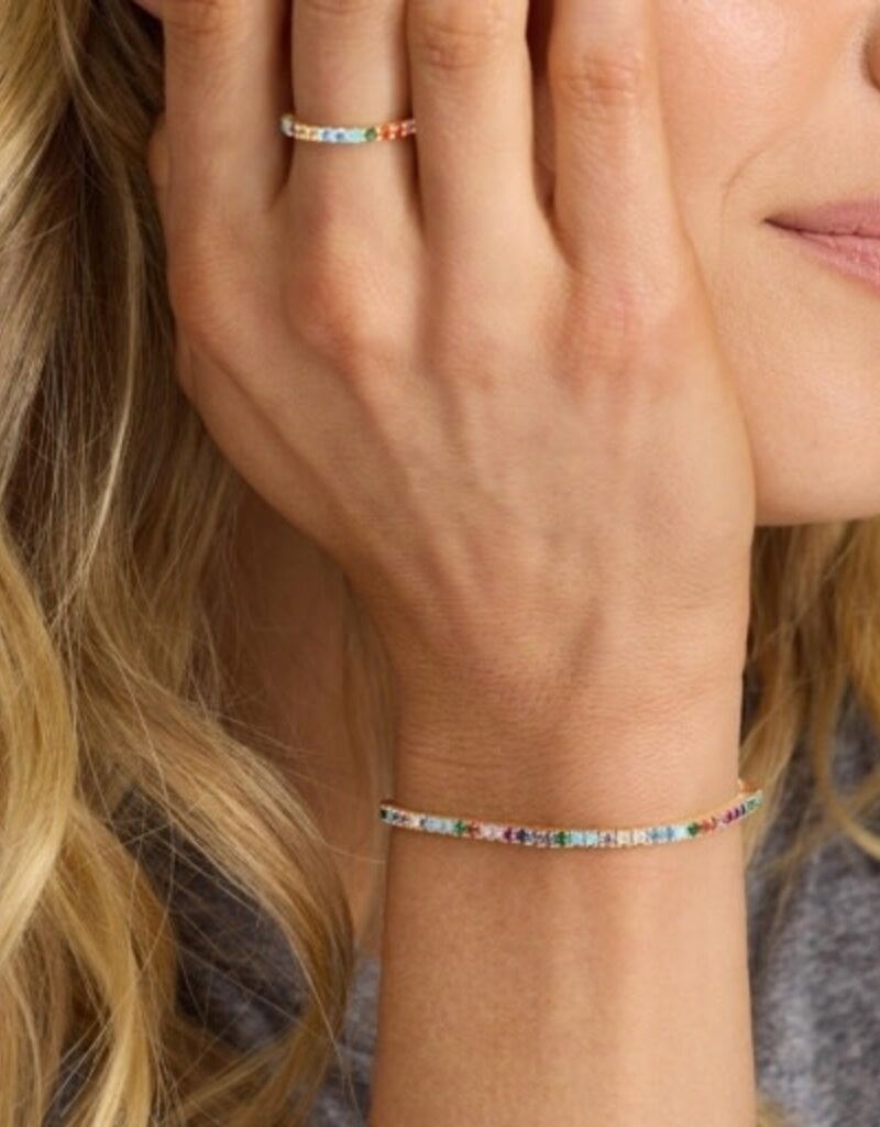 MELINDA MARIA Baby Heiress Tennis Bracelet