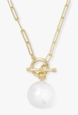 MELINDA MARIA Life's A Ball Pearl Pendant Necklace
