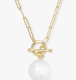 MELINDA MARIA Life's A Ball Pearl Pendant Necklace