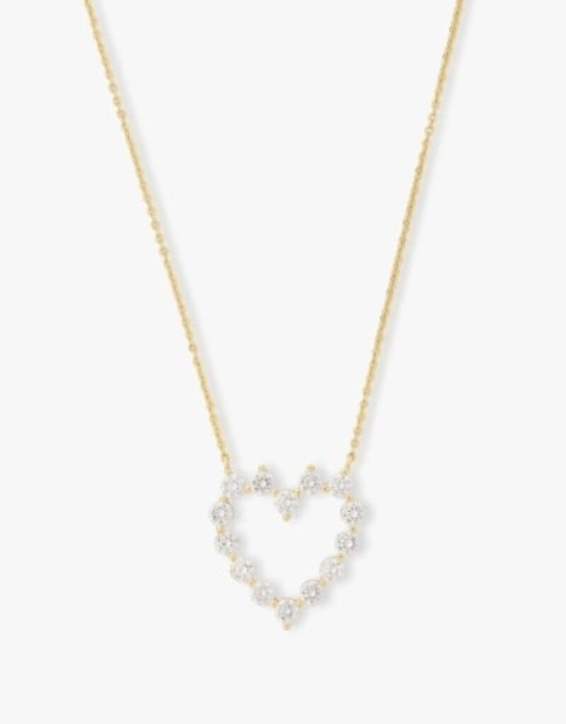 MELINDA MARIA She's an Icon Baby Heart Necklace