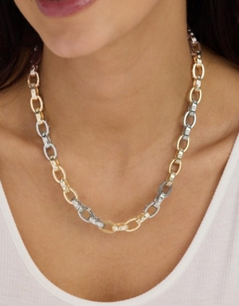 MELINDA MARIA Ashley Chain Link Necklace 9mm