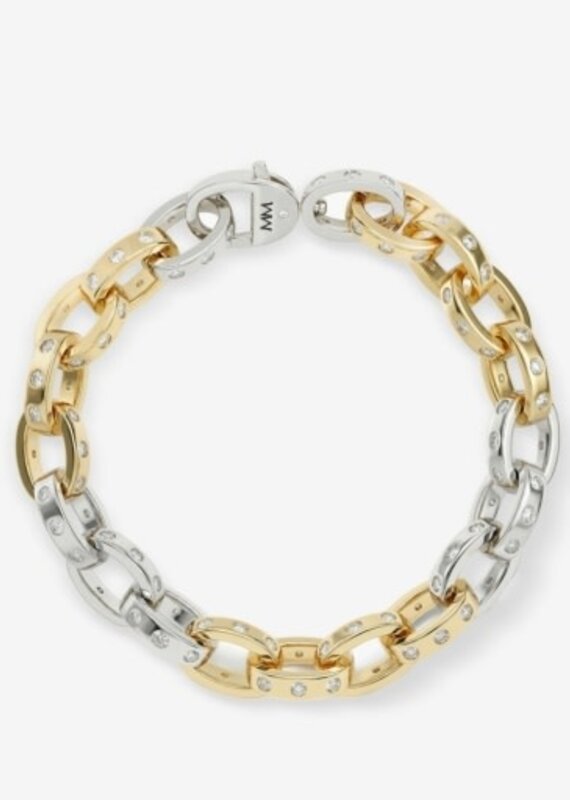 MELINDA MARIA Ashley Chain Link Bracelet 9mm