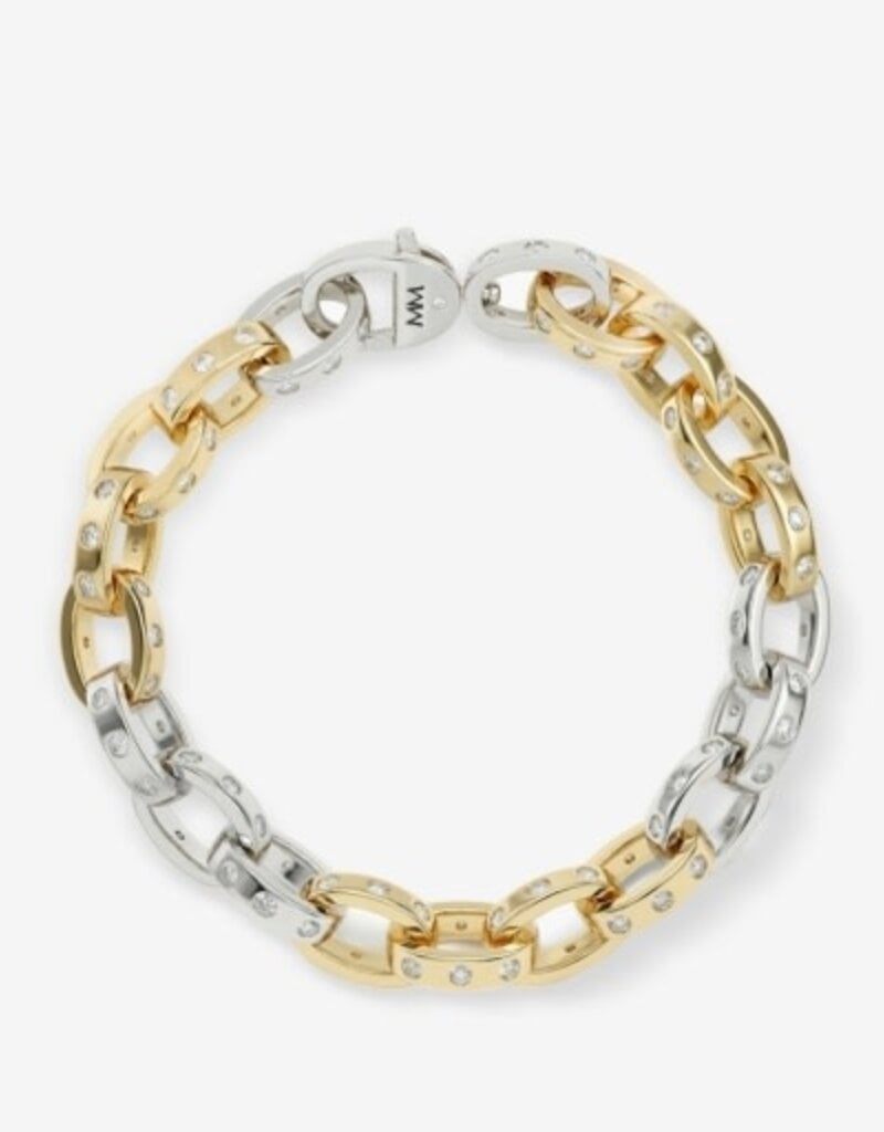 MELINDA MARIA Ashley Chain Link Bracelet 9mm