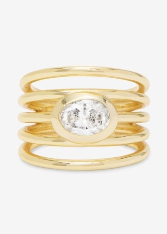 MELINDA MARIA She's a Boss Stacked Ring