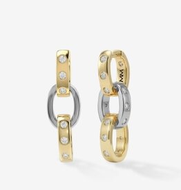 MELINDA MARIA Ashley Chain Convertible Earring