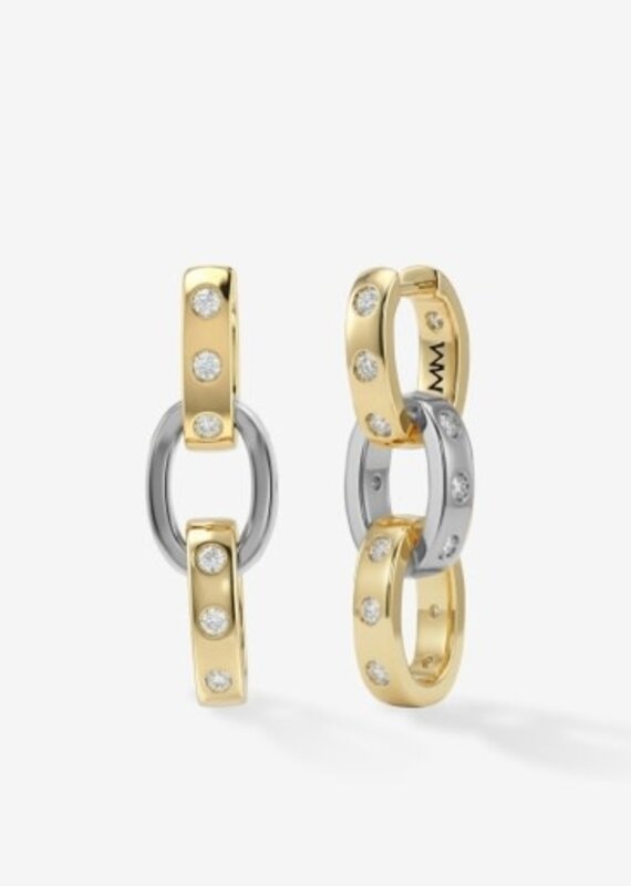 MELINDA MARIA Ashley Chain Convertible Earring