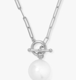 MELINDA MARIA Life's A Ball Pearl Pendant Necklace
