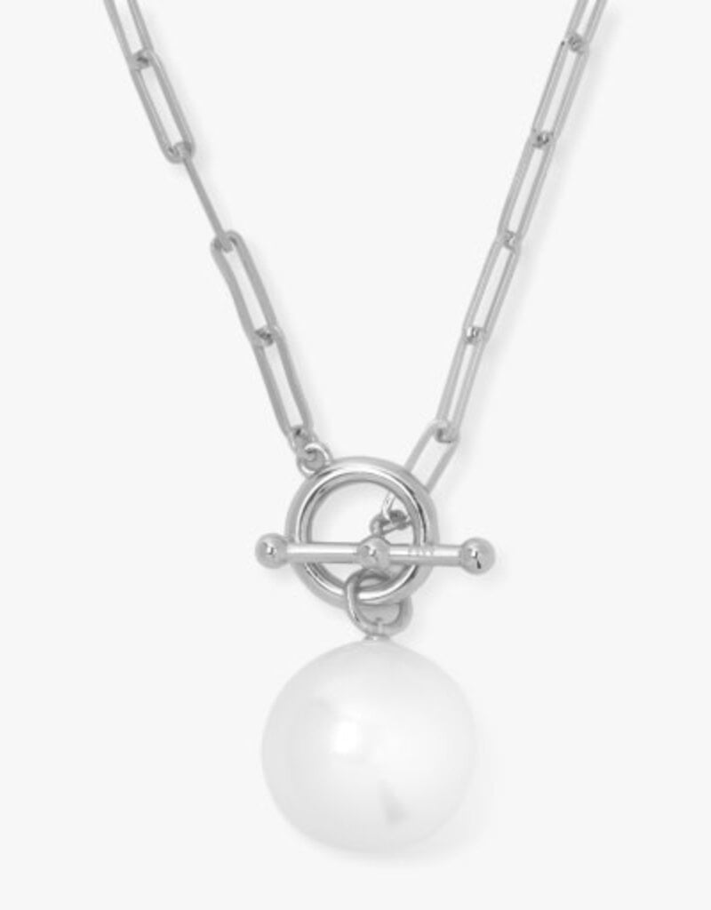 MELINDA MARIA Life's A Ball Pearl Pendant Necklace